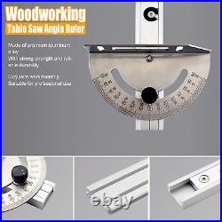 Table Saw Miter Gauge System High Beveling Accuracy Locking Miter Gauge & Fence