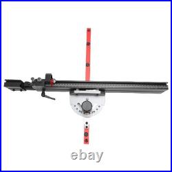 Table Saw Miter Gauge With Micro Adjustable Flip Stop And Extendable Fence F SET