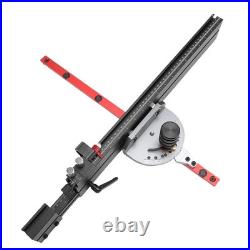 Table Saw Miter Gauge With Micro Adjustable Flip Stop And Extendable Fence F SET
