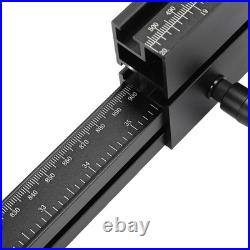 Table Saw Miter Gauge With Micro Adjustable Flip Stop And Extendable Fence For