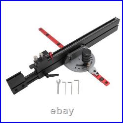 Table Saw Miter Gauge With Micro Adjustable Flip Stop And Extendable Fence HOT