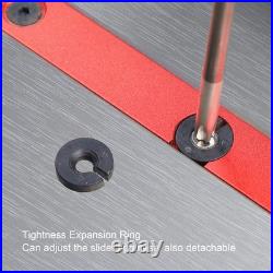 Table Saw Miter Gauge With Micro Adjustable Flip Stop And Extendable Fence HOT