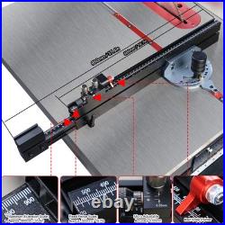 Table Saw Miter Gauge With Micro Adjustable Flip Stop Extendable Fence New Table Saw Miter Gauge With Micro Adjustable Flip Stop Extendable Fence New