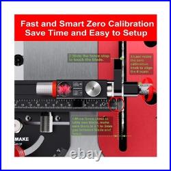 Table Saw Miter Gauge with Micro Adjustable Flip Stop and Extendable Fence an Table Saw Miter Gauge with Micro Adjustable Flip Stop and Extendable Fence an