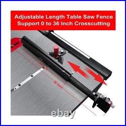 Table Saw Miter Gauge with Micro Adjustable Flip Stop and Extendable Fence an Table Saw Miter Gauge with Micro Adjustable Flip Stop and Extendable Fence an