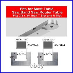 Table Saw Miter Gauge with Micro Adjustable Flip Stop and Extendable Fence an Table Saw Miter Gauge with Micro Adjustable Flip Stop and Extendable Fence an