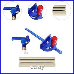 Table Saw Miter Gauge with Miter Fence Aluminum Sawing Assembly Angle Ruler