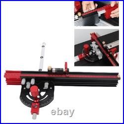Table Saw Miter Guide 13 Positive Angle Stops Extendable Fence Accessory