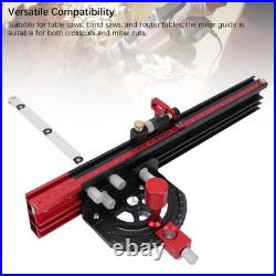 Table Saw Miter Guide 13 Positive Angle Stops Extendable Fence Accessory Hot Table Saw Miter Guide 13 Positive Angle Stops Extendable Fence Accessory Hot