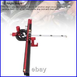 Table Saw Miter Guide 13 Positive Angle Stops Extendable Fence Accessory New Table Saw Miter Guide 13 Positive Angle Stops Extendable Fence Accessory New