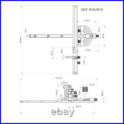 Table Saw Miter Guide 13 Positive Angle Stops Extendable Fence Accessory Spare Table Saw Miter Guide 13 Positive Angle Stops Extendable Fence Accessory Spare