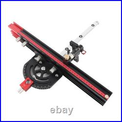 Table Saw Miter Guide 13 Positive Angle Stops Extendable Fence Fine Adjustab HOT