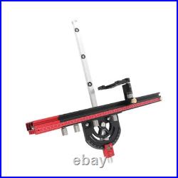 Table Saw Miter Guide 13 Positive Angle Stops Extendable Fence Fine Adjustabl