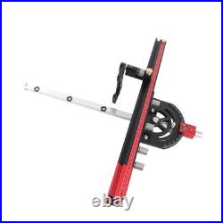 Table Saw Miter Guide 13 Positive Angle Stops Extendable Fence Fine Adjustabl