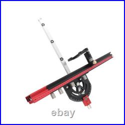 Table Saw Miter Guide 13 Positive Angle Stops Extendable Fence Fine Adjustabl