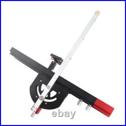 Table Saw Miter Guide 13 Positive Angle Stops Extendable Fence Fine Adjustable
