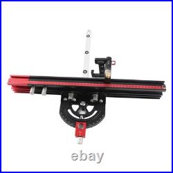 Table Saw Miter Guide 13 Positive Angle Stops Extendable Fence Fine Adjustable