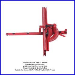 Table Saw Miter System Miter Fence Rod Accurate Aluminum Alloy Complete