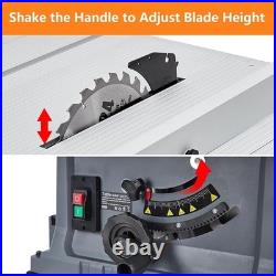 Table Saw Portable w Stand PIONEERWORKS 10 inch 15A 5000RPM