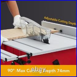 Towallmark Table Saw, 10 Inch 15A Multifunctional Saw with Stand & Push Stick Towallmark Table Saw, 10 Inch 15A Multifunctional Saw with Stand & Push Stick