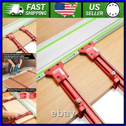 Track Saw Parallel Guide System for Repeatable Rip Cuts Compatible with