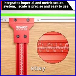 Track Saw Parallel Guide System for Repeatable Rip Cuts Compatible with