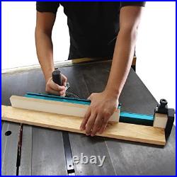 Triden Miter Gauge Extension Fence System for Table Saw Router Table Teal