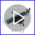 Triden Miter Gauge Extension Fence System for Table Saw Router Table Teal