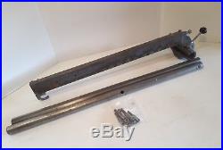 UNISAW jet lock tablesaw fence, rails and hardware. DELTA / Rockwell
