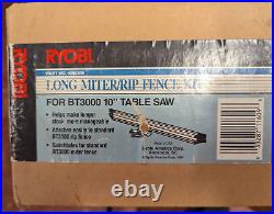 USA Made Ryobi Long Miter / Rip Fence Bt3000 Table Saw Kit New In Box Free Ship