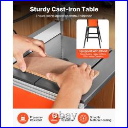 Uimoso 10-Inch Two-Speed Band Saw with Stand for Woodworking Projects