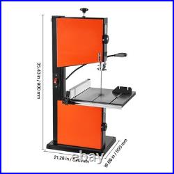 Uimoso 10-Inch Two-Speed Benchtop Bandsaw for Woodworking, 373W 1/2 HP