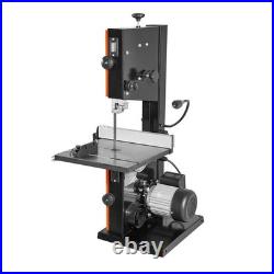 Uimoso 10-Inch Two-Speed Benchtop Bandsaw for Woodworking, 373W 1/2 HP