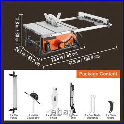 Uimoso 10Table Saw Electric Cutting Machine 4500RPM 25-in Rip Capacity Woodwork