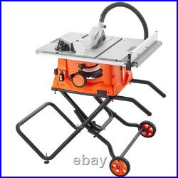 Uimoso 10Table Saw with Stand Electric Cutting Machine 5000RPM 25-in Rip Capacity