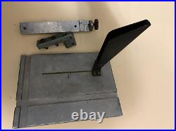 Unimat DB / SL Lathe Circular Saw table # 1240, Blade Guard with rip fence Austria