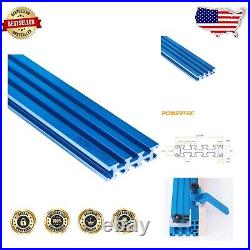 Universal Aluminum T-Track, 36 Length Customizable for Woodworking Solutions Universal Aluminum T-Track, 36 Length Customizable for Woodworking Solutions