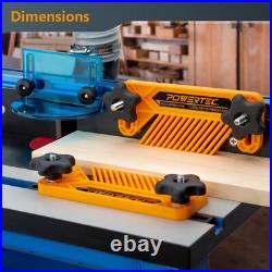 Universal Feather Boards Set 4PCs with Adjustable Knobs for Table & Band Saw Universal Feather Boards Set 4PCs with Adjustable Knobs for Table & Band Saw