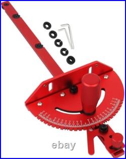 Universal Miter Gauge with 27 Angle Stops Ideal for Table Saws & Bandsaws Universal Miter Gauge with 27 Angle Stops Ideal for Table Saws & Bandsaws