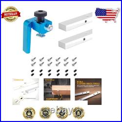 Universal T-Track Flip Stop & Miter Bar Set Durable Woodworking Essentials