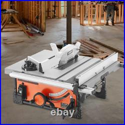 VEVOR 10 Table Saw 4500 RPM Portable Jobsite Wood Cutting Saw with Dust Port VEVOR 10 Table Saw 4500 RPM Portable Jobsite Wood Cutting Saw with Dust Port
