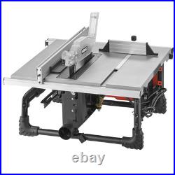 VEVOR 10 Table Saw Electric Cutting Machine 4500RPM 25-in Rip Capacity Woodwork