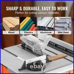 VEVOR 10 Table Saw with Stand Electric Cutting Machine 5000RPM 25-in Rip Capacity