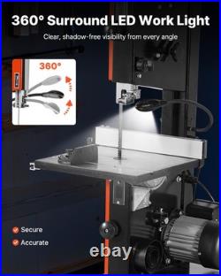 VEVOR Band Saw 10-Inch Two-Speed Benchtop Bandsaw for Woodworking 373W 1/2 HP
