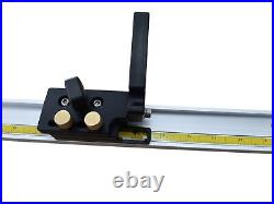VMTW Miter Gauge Fence with stop and scale for Table Saw Band Saw Router table