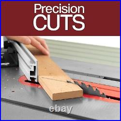 Versatile 45° Aluminum Miter Gauge Precision Cuts with Repetitive Flip Stop