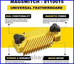 Versatile Featherboard with Dual Handles for Table or Fence Mounting