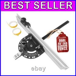Versatile Miter Gauge for Table Saws with Easy Angle Adjustments & Flip Stop