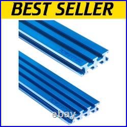 Versatile T-Track System for Woodworking 36 Long Aluminum Extrusion, 2-Pk Versatile T-Track System for Woodworking 36 Long Aluminum Extrusion, 2-Pk