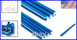 Versatile T-Track System for Woodworking 36 Long Aluminum Extrusion, 2-Pk Versatile T-Track System for Woodworking 36 Long Aluminum Extrusion, 2-Pk